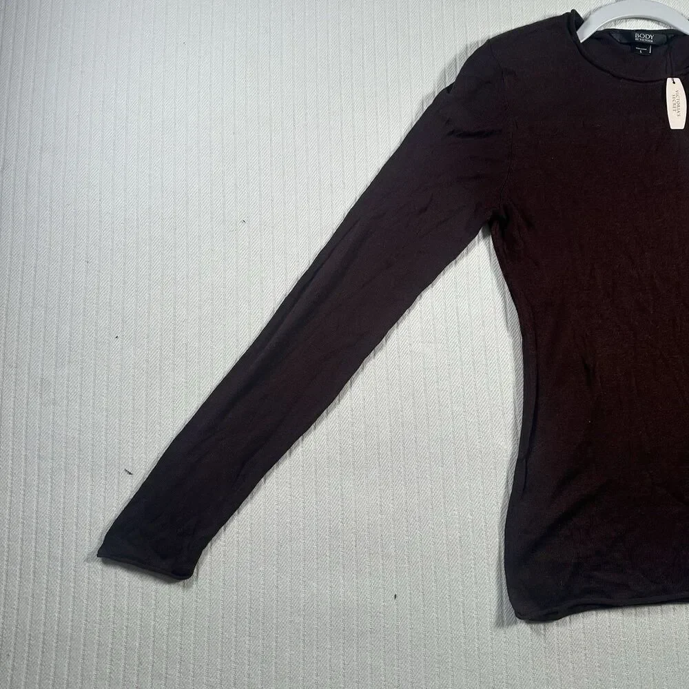 Body by Victoria Victoria’s Secret Women’s Large NWT Brown Long Sleeve Top